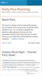 Mobile Screenshot of partyplusplanning.com