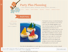 Tablet Screenshot of partyplusplanning.com